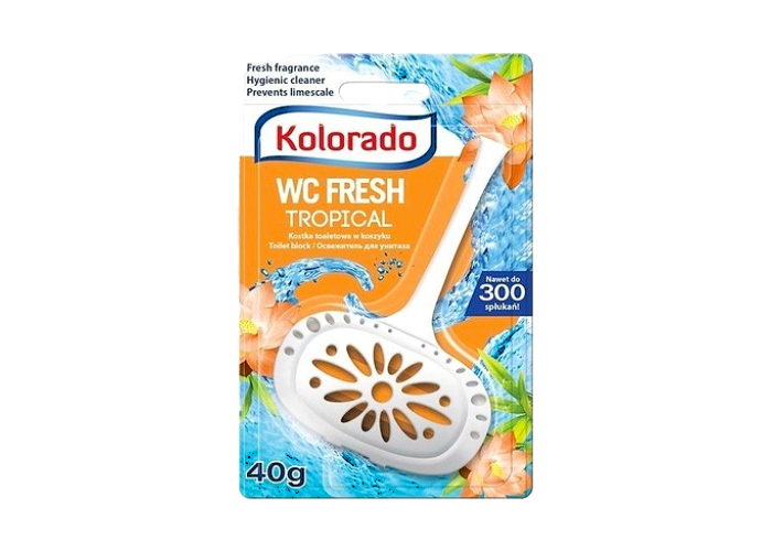 Kolorado подвесной блок-освежитель для унитаза, Тропический 40г