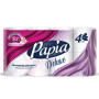 Бумага туалетная Papia Deluxe (папия) 4 слоя, спайка 8 рулонов