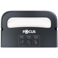 Диспенсер FOCUS (Фокус) для индивидуальных покрытий на унитаз (черный)
