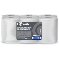 Полотенца бумажные белые Focus Smart, 2слойные (целлюлоза)